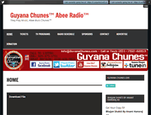 Tablet Screenshot of guyanachunes.com